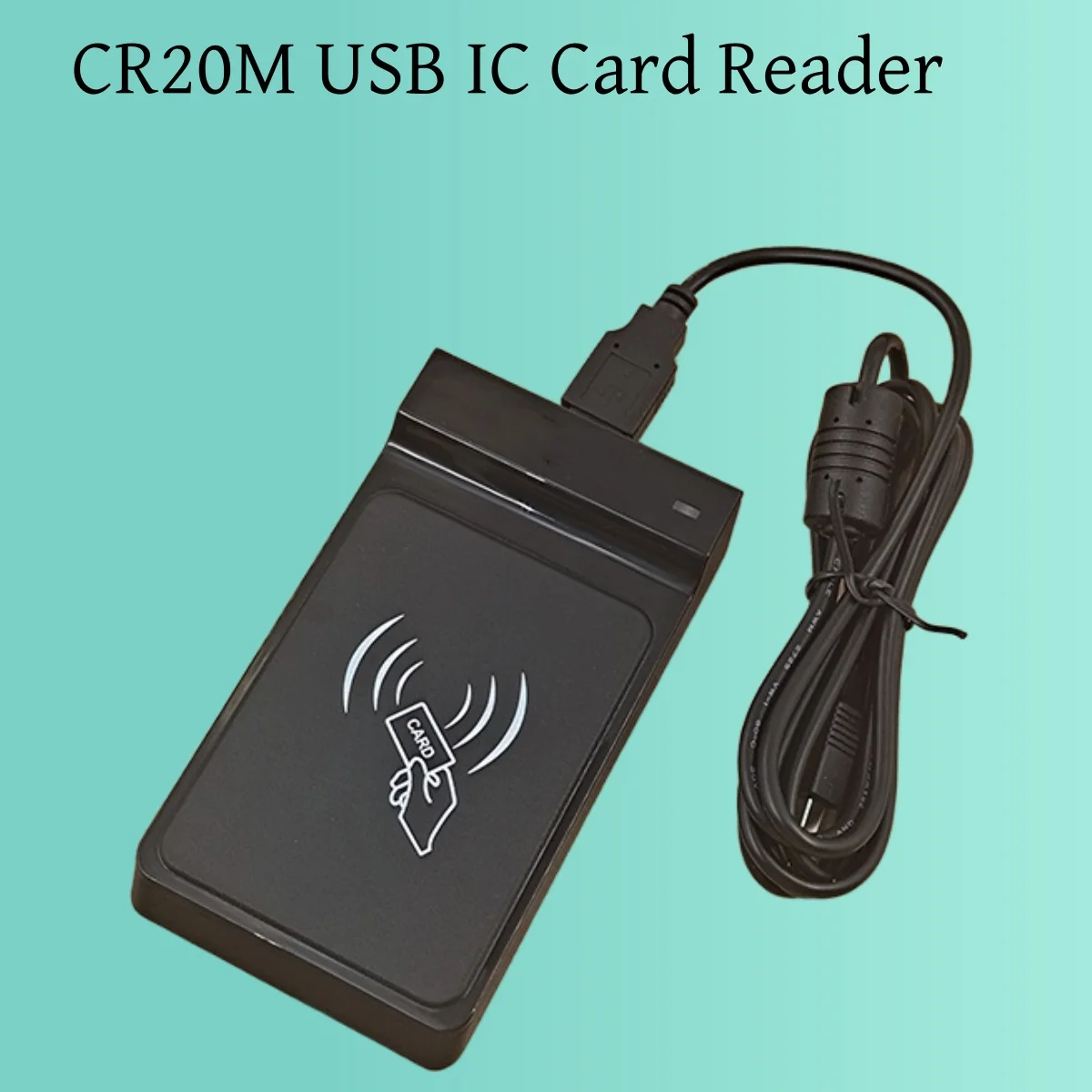 

CR20M 13.56MHz Proximity Card Reader - High-Speed USB Device with Industrial ABS for Secure Transactions