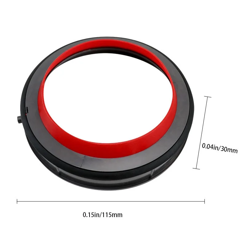 Durable Rubber Positioning Retainer Gasket Compatible with Dyson V10 V11 Cordless Vacuum Tight‑fitting Sealing Spare Component