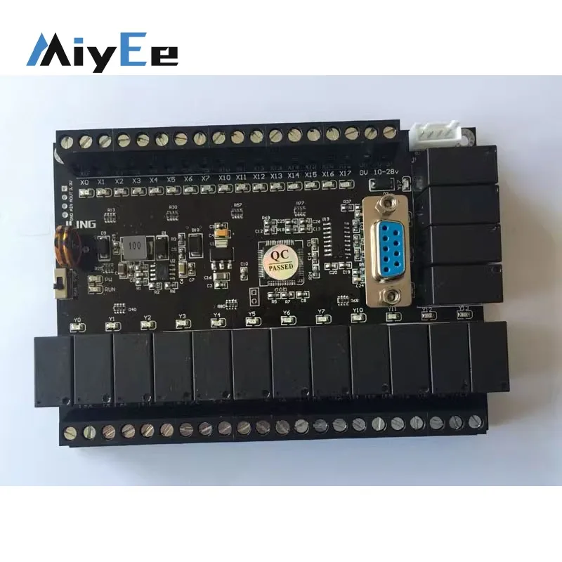 Programmable Logic Controller Board 0-3.3V Relay Outputs Compatible with FX1N Series PLC