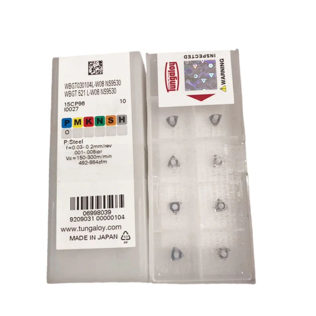 

WBGT030102L-W08 NS530/WBGT030104L-W08 NS530/WBGT030102L-W08 NS9530/WBGT030104L-W08 NS9530 Твердосплавные пластины с ЧПУ 10 шт.