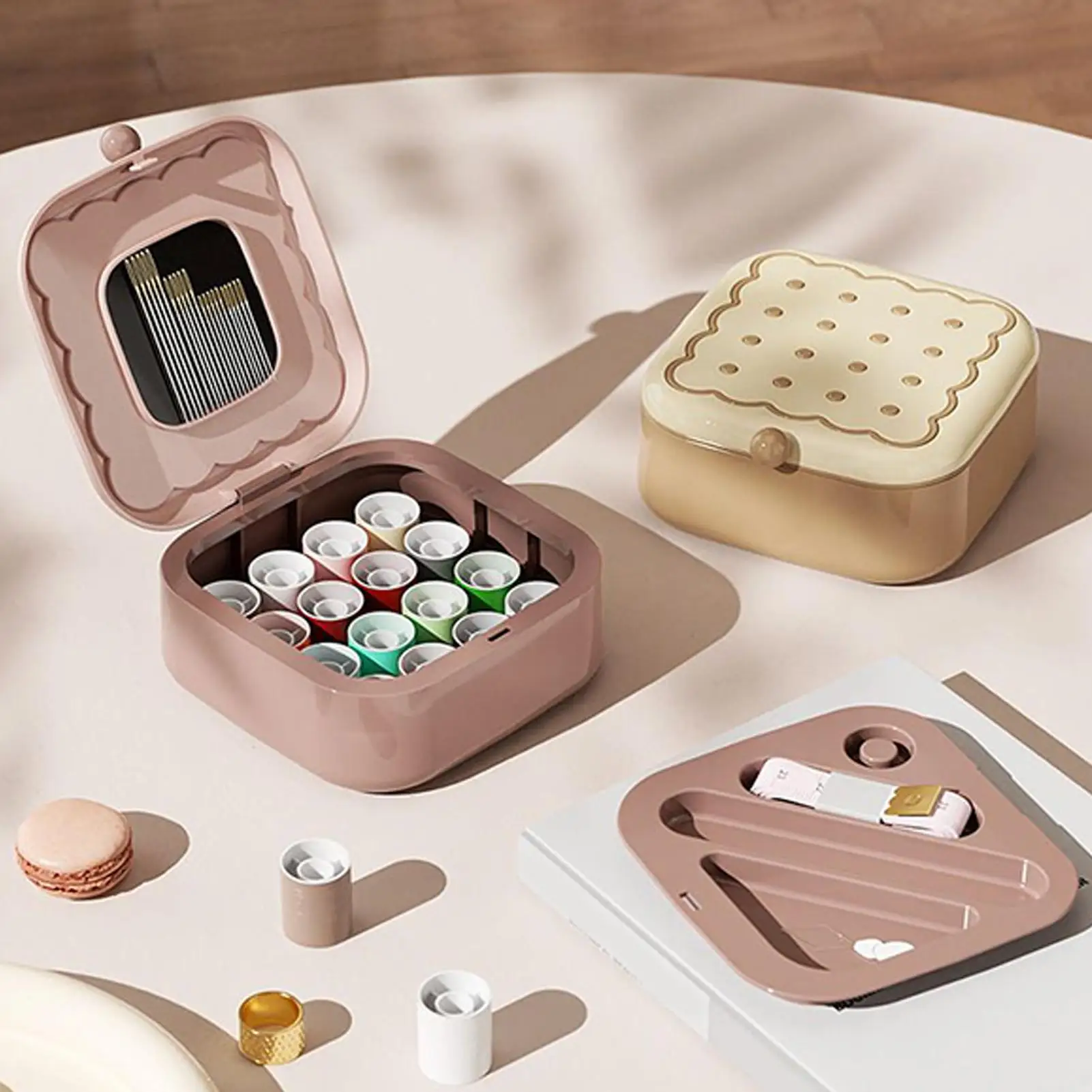 

Швейный набор для взрослых, магнитные профессиональные принадлежности для рукоделия, маленькие швейные инструменты, набор для вышивания для женщин, бабушки, девочек-подростков