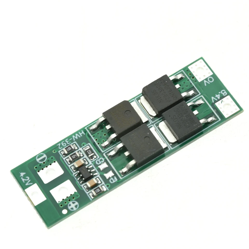 2S 20A 7.4V 8.4V 18650 Lithium battery protection board/BMS board standard/balance image 3
