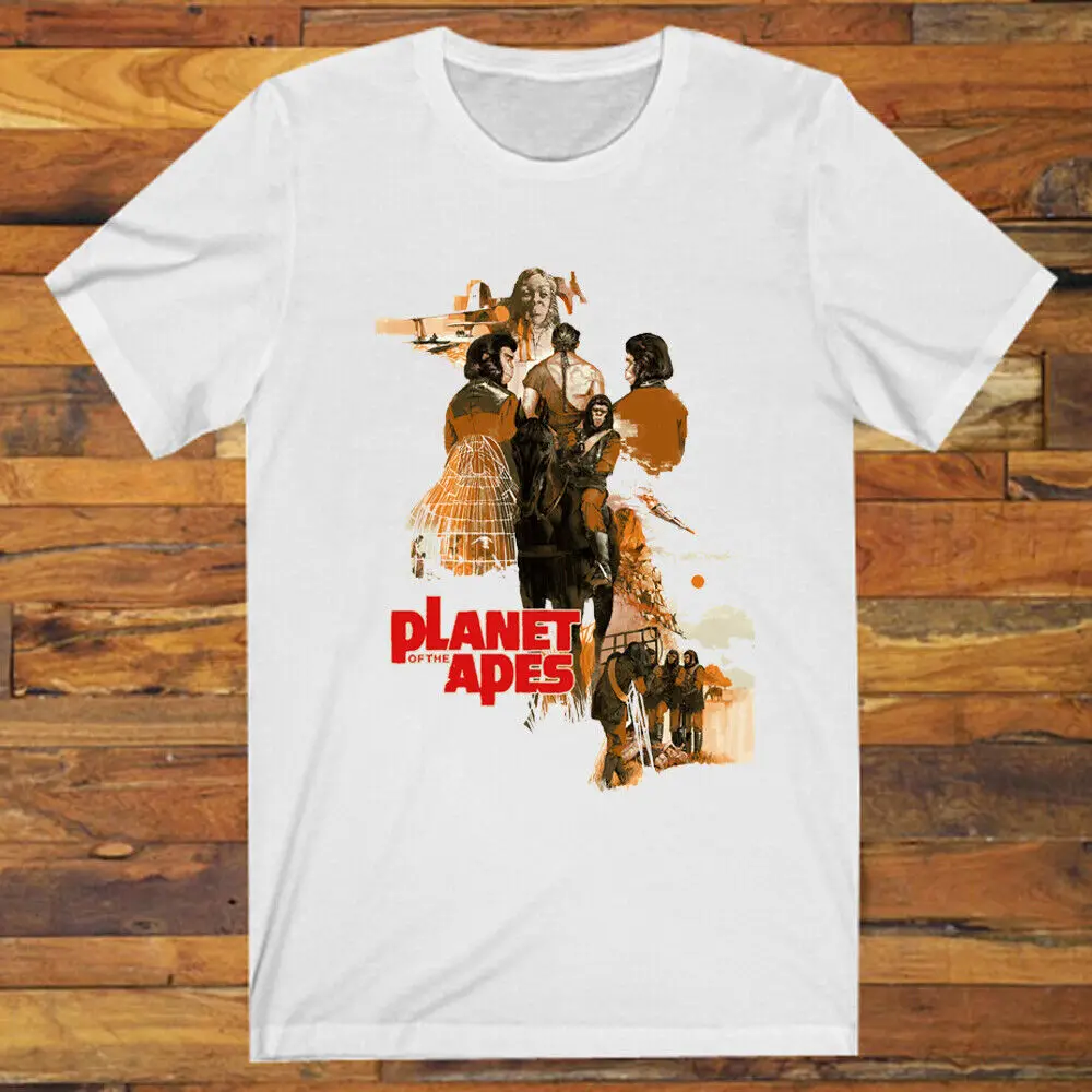 

Planet of The Apes Movie Men's White T-Shirt S-3XL