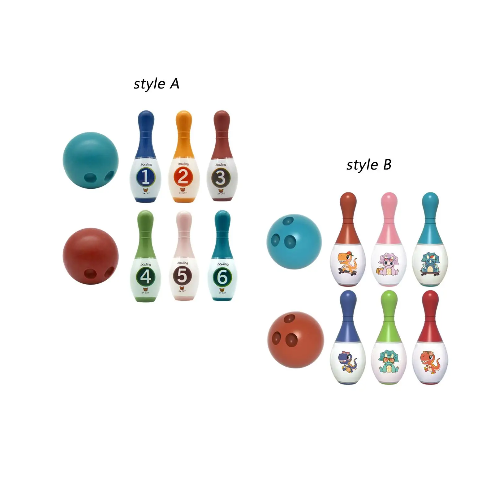 Kids Bowling Toys Set Sport Toys Outdoor Game Educational Toy Bowling Sports Toys for Valentine's Day Gift for Kids Gift