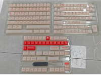 XVX Retro Mixed Lights Jade Keycap Cherry Profile Gaming Key Cap for Mechanical Keyboard Glossy Keycaps 186 Keys