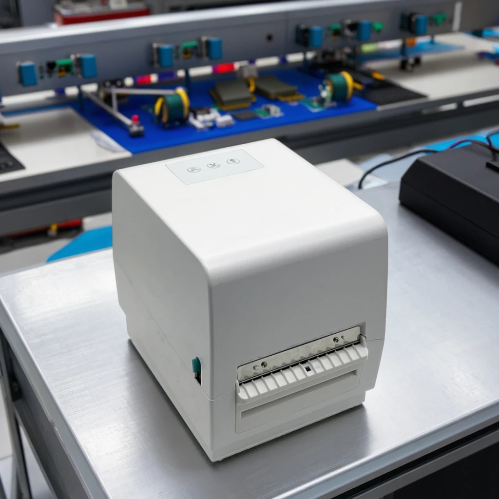 

4Inch Thermal Transfer Ribbon Shipping Label Printer Wireless Bluetooth 110mm Label Printing Sticker Maker Machine for Packages