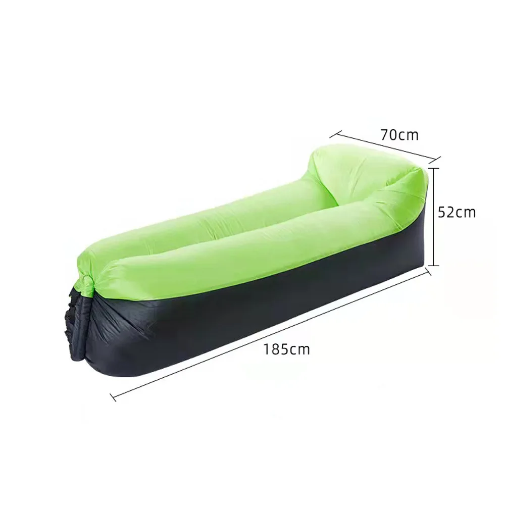 Imagem -05 - Acampamento Portátil Almofada do Sofá Inflável Cama de ar Impermeável Cadeira Dobrável Bolsa de Dormir ao ar Livre Rápido Infaltable Praia Lazy Bags