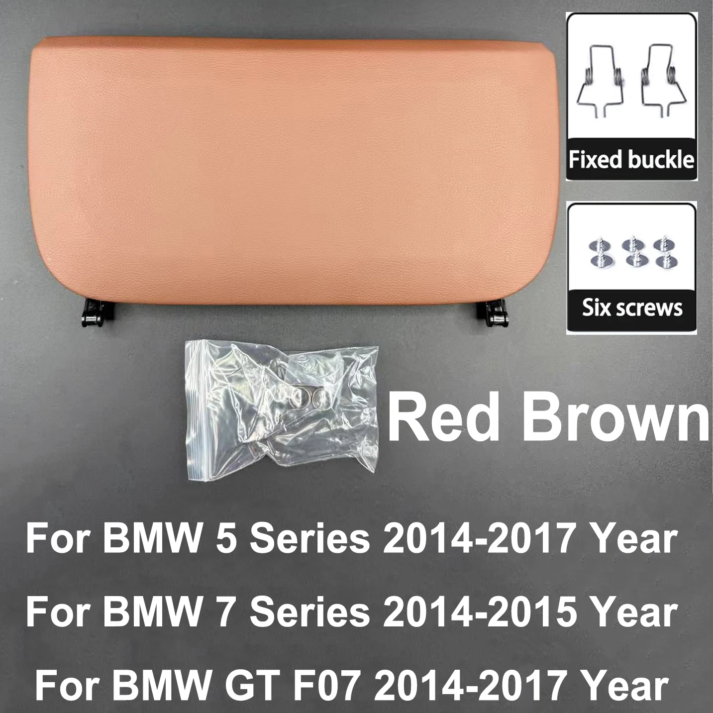 Autositz-Rückwandleiste, Leder-Rückenlehne, Aufbewahrungstasche, Abdeckung für BMW 5 7 GT-Serie F10 F11 F01 F02 F07 2009–2017 – Detail 6