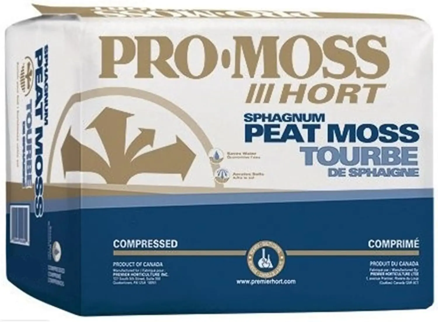 

Premier 0078P Pro Moss Horticulture Retail Peat Moss, 3.8 Cubic Feet