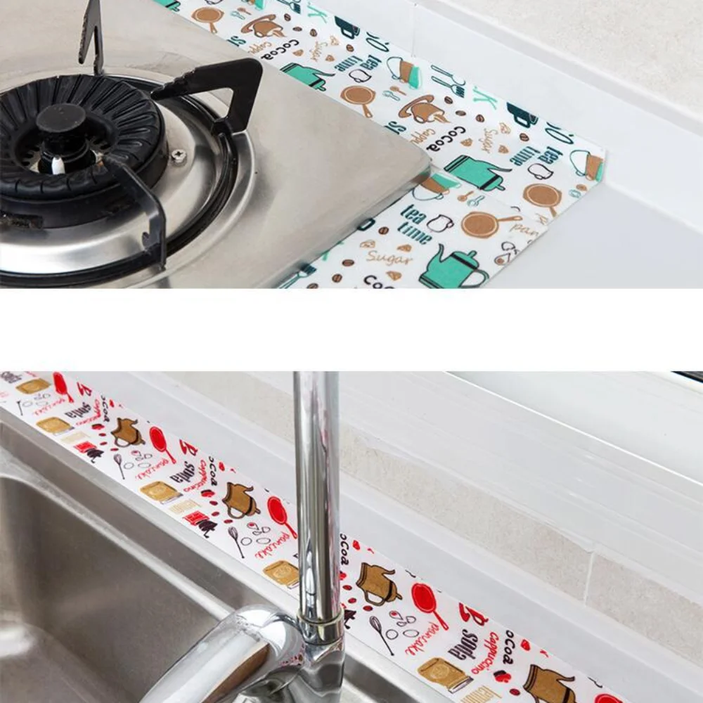 Reusable Window Water-absorbing Sticker Washable Self Adhesive Anti-frost Dew Sticker Sink Tape Sealing Strip Tape