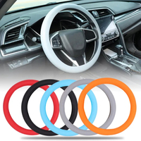 Advanced anti-skid silicone steering wheel cover with elastic stretch to enhance internal design and comfortable grip accessorie