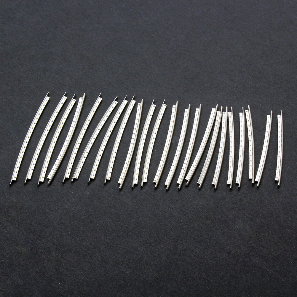 

24pcs 2.2Mm Wide Cupronickel Fret Wire For Electric Bass Guitar High Strength Corrosion Resistant Manganese Alloy Instrument