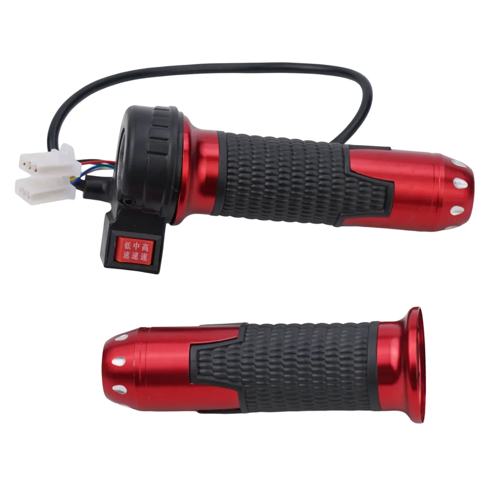 1 Pair Electric Bike Twist-Throttle High/Medium/Low Speed/Forward/Reverse Electric Bicycle Accelerator Cycling Parts