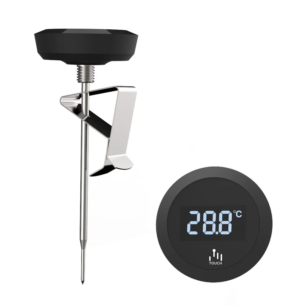 1Pc Digital Food Thermometer LCD Display For Coffee Milk Tea BBQ Liquid Temperature Measurement Kitchen Tool