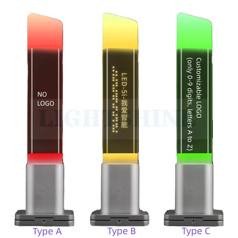 Imagem -05 - Led Tri-color Indicador de Luz de Sinal Máquina Ferramenta Luz de Aviso de Alarme de Cristal Torre de Luz Única Camada Vermelho Amarelo Verde 24vdc