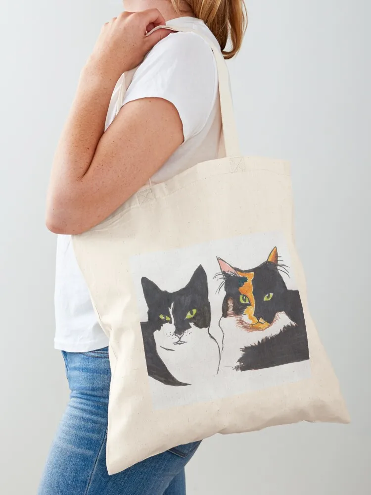 

my two cats judging you Tote Bag Handbags women Women's handbag Big bag sac pour femme