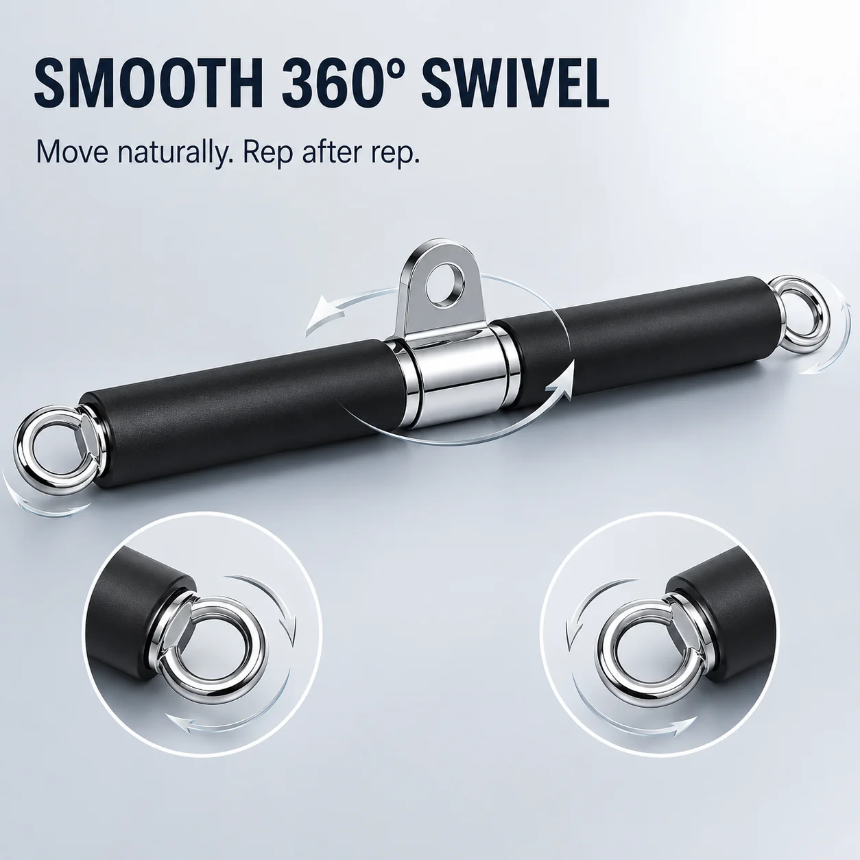 Cable Machine Attachment 56cm - Home Gym Lat Pulldown ulasan dan harga