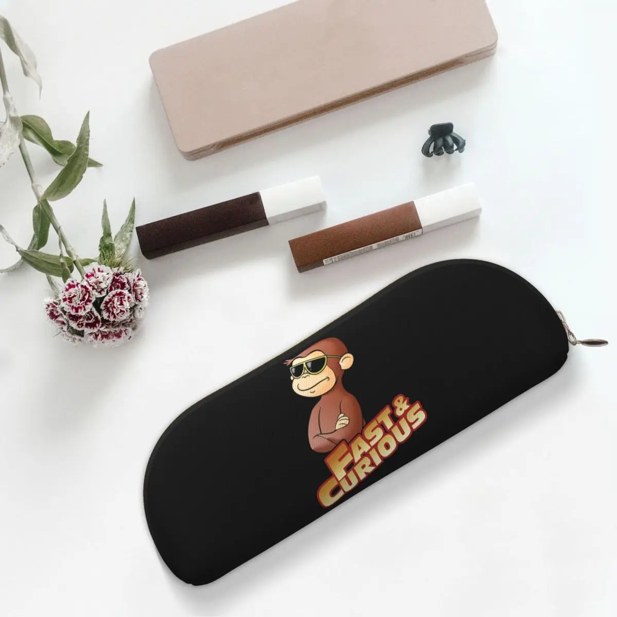 

Любимый Джордж FAST AND CURIOUS V2 Пеналы Пенал для хранения канцелярских принадлежностей Большая коробка для ручек Сумка-карандаш