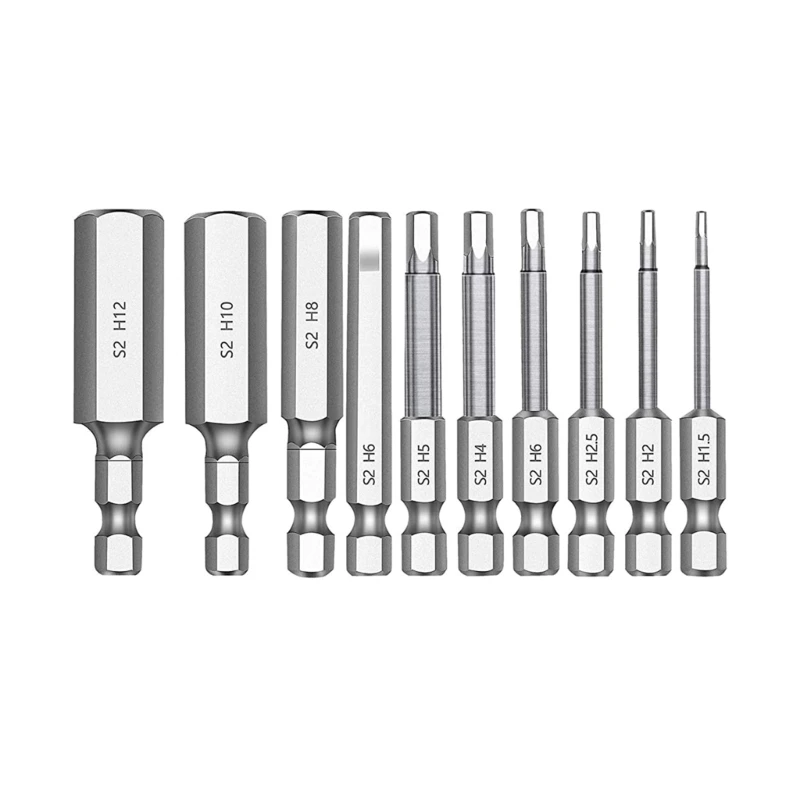 Durable 20pcs Chrome-Plated Bit Set with Low Force Essential Bit Set Assortment for DIY Drop Shipping