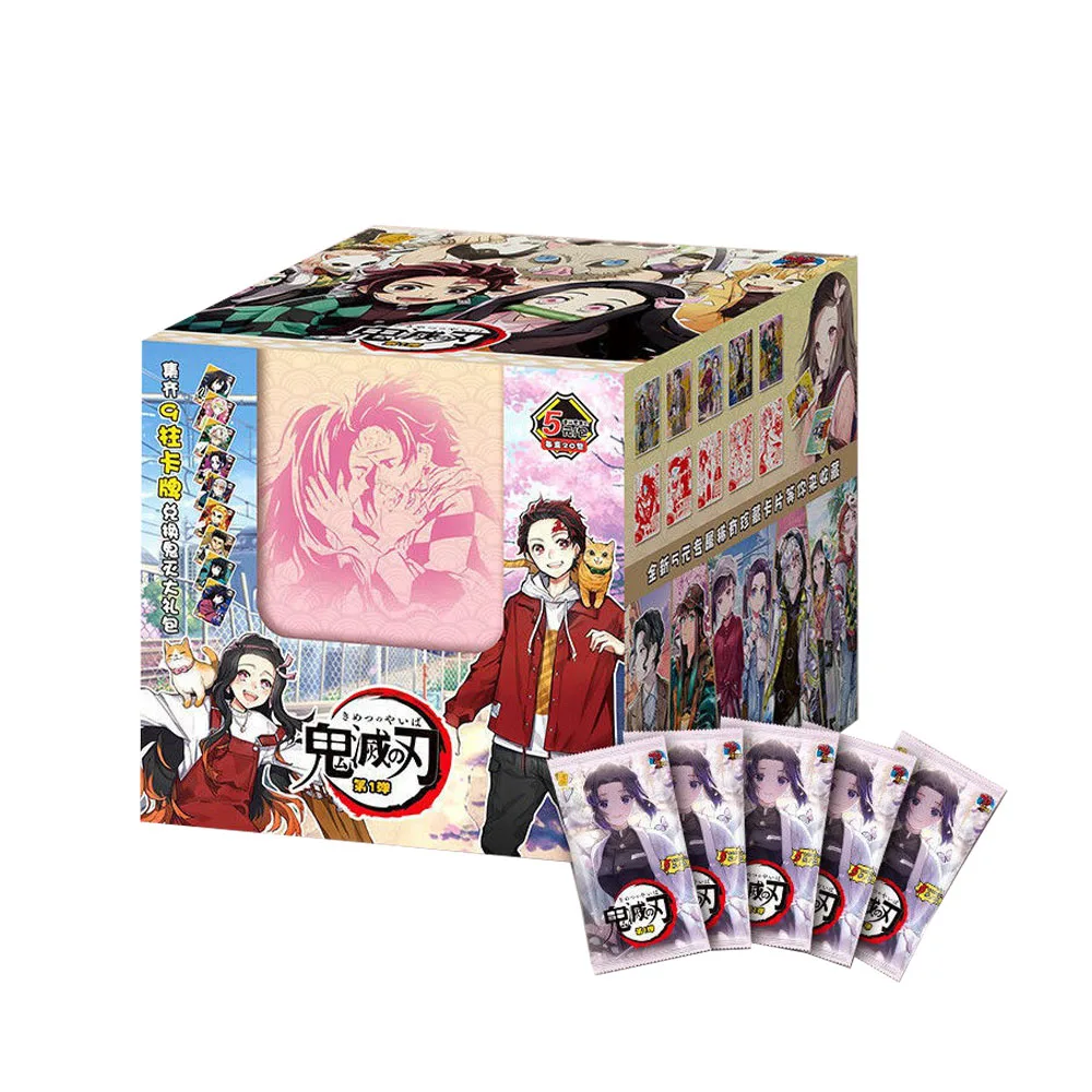 Großhandel Dämonen töter Karten unendliche Zug ssp Karte nezuko kimetsu no yaiba japanische Anime Booster Box tcg Hobby Geschenk