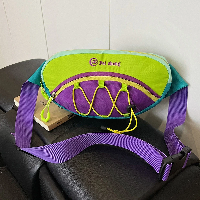 

Waist Bag Lightweight Waterproof Waist Fanny Pack Gym Sport Running Chest Bag Adjustable Strap