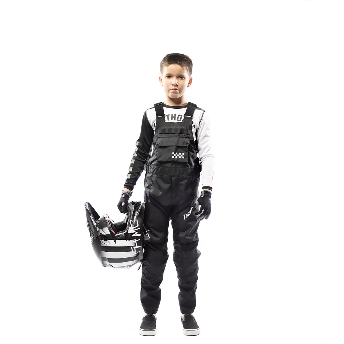 

2024 for FH Youth Motoralls Gear Set MX PANT Motocross Pants Motorcycle Racing Pant Moto Child Dirt Bike black