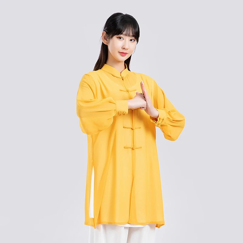 Summer Women's Tai Chi 3-Piece Set - Lightweight Sun Protection Kung Fu Uniform, Chinese Style 