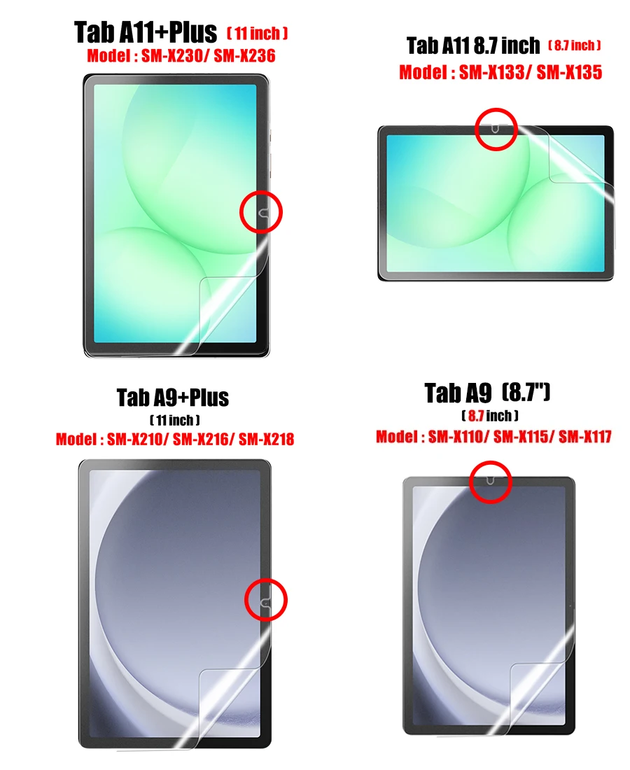 3 Stück Papiergefühl wie Displayschutzfolie für Samsung Galaxy Tab S7 S8 S9 Plus Ultra Samsung Tab S6 Lite S7 S9 Fe A8 A9 A7 Kein Glas – Detail 1