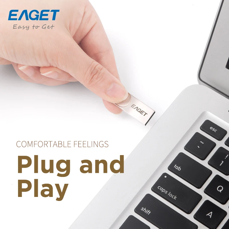 Eaget-محرك أقراص فلاش USB مع سلسلة مفاتيح ، عصا ذاكرة لينوفو ، كمبيوتر شخصي ، هاتف ذكي ، كمبيوتر لوحي ، USB ، 8 جيجابايت ، 32 جيجابايت ، 64 جيجابايت