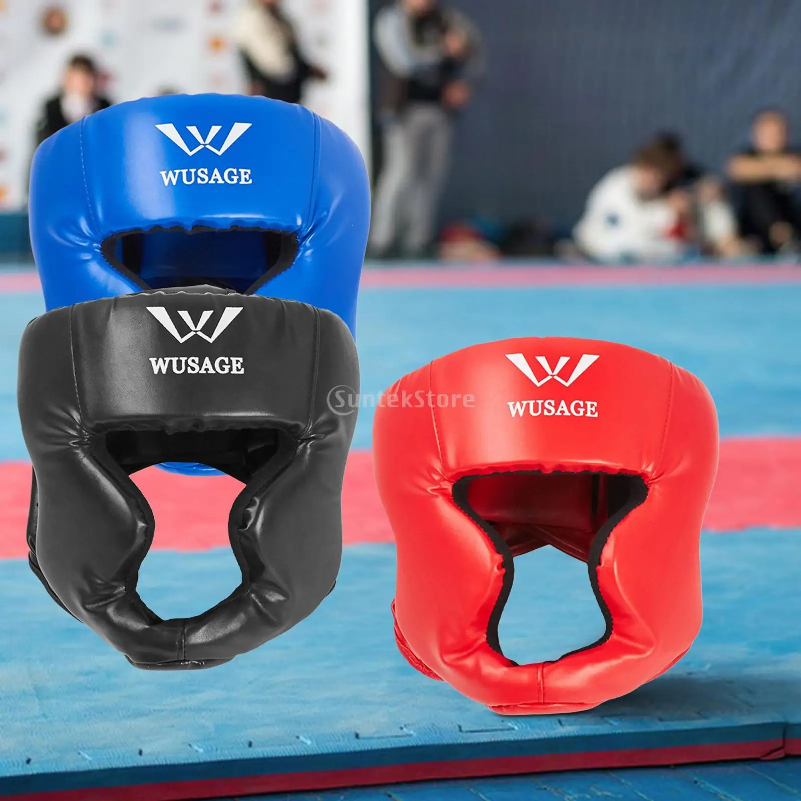 Boxing Headgear Protective Gear Head Gear for Wrestling Muay Thai Kickboxing Boxing Helmet for Men Women Sanda Equipment