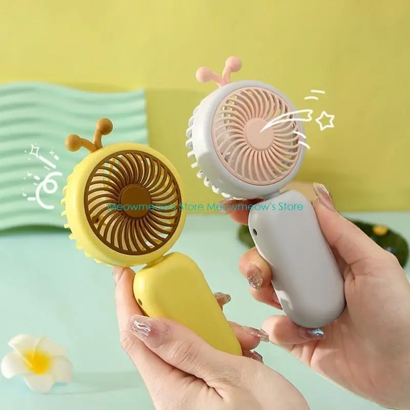 W91A 充電式ハンドヘルドミニファンハンドファン USB ファン家庭、オフィス、旅行用