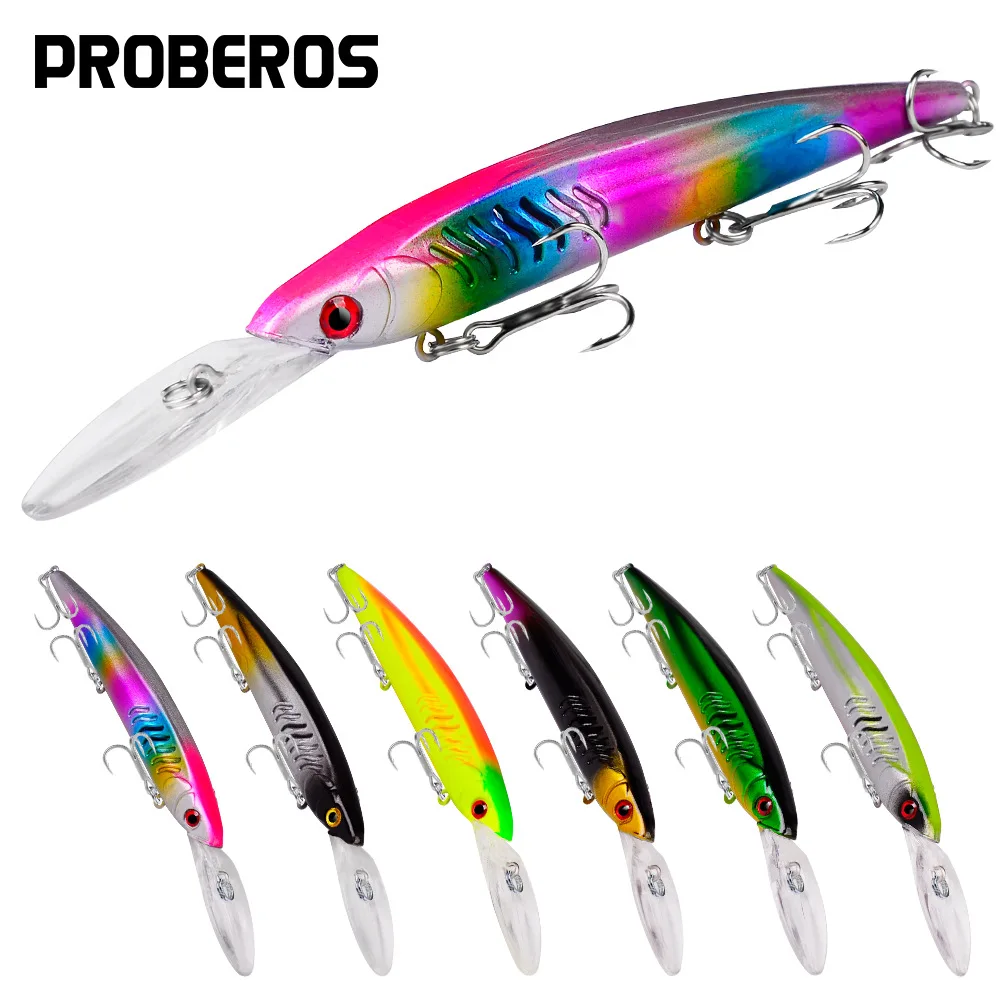 PROBEROS Señuelo Flotante de Pececillo – Cebo Duro para Pesca en Mar - imagen 4