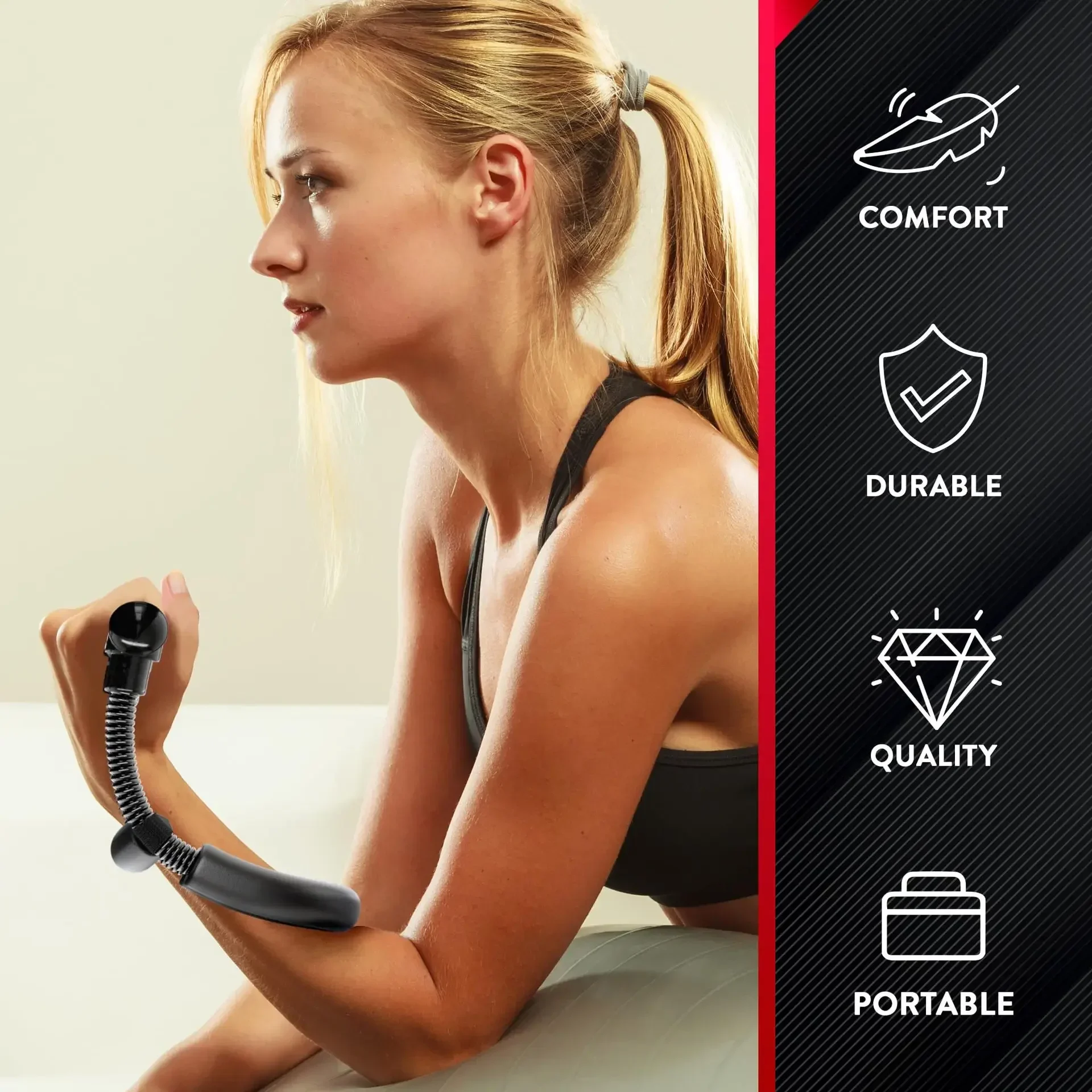 

Tone Your Wrist and Arm with Adjustable Wrist Strengthener, Ideal for Fitness Enthusiasts and Sports lovers