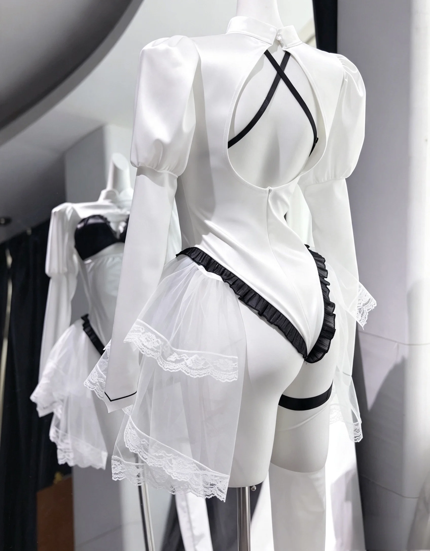 Anime Cosplay Jumpsuit - Azur Lane Automata 2B Cosplay Costume