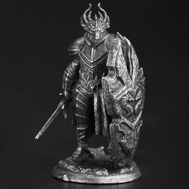 Metalowy biały miedziany model żołnierza Figurki akcji Zabawki Prezenty Dekoracja Gra planszowa Ozdoba Akcesoria Miniaturowy kreatywny model