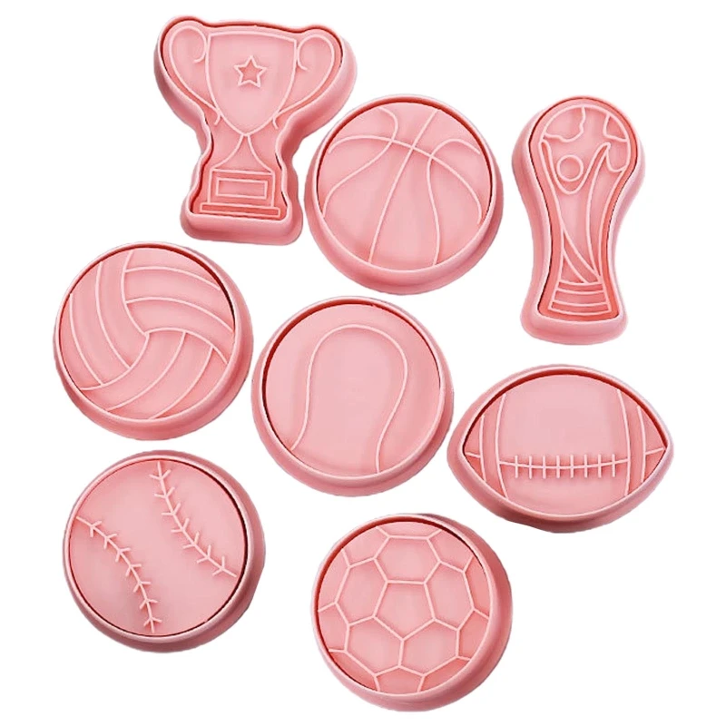 Ball Sports Theme Candy Sugar Craft Gum Paste Mold Cake Decorating Tools Family Soap Mold Kitchen