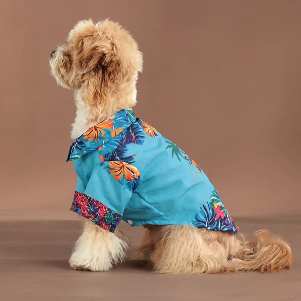 

Summer Thin Pet Short T-Shirt Comfortable Breathable Puppy Shirt Skirt Sun Protection Cool Dog Pullover Four Seasons
