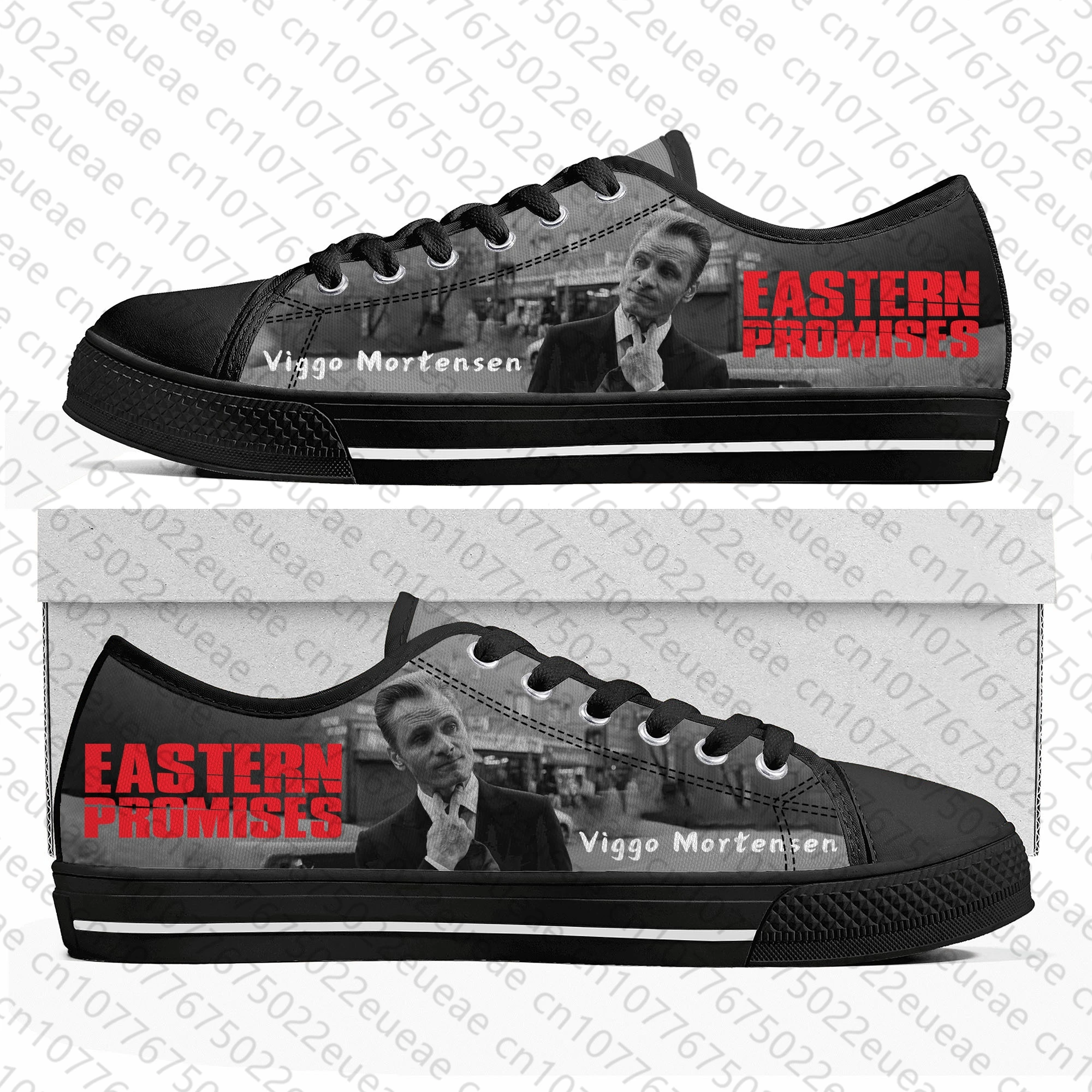 Eastern Promises Low Top Sneakers Mens Womens Teenager High Quality Viggo Mortensen Canvas Sneaker Casual Shoes Customize Shoe