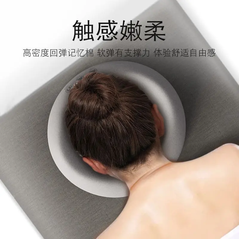 SPA Massage Pillow Breathable Neck Pad Comfortable Soft Massage Table Cradle Face Cradle for Flights Men Travel Salon Mom