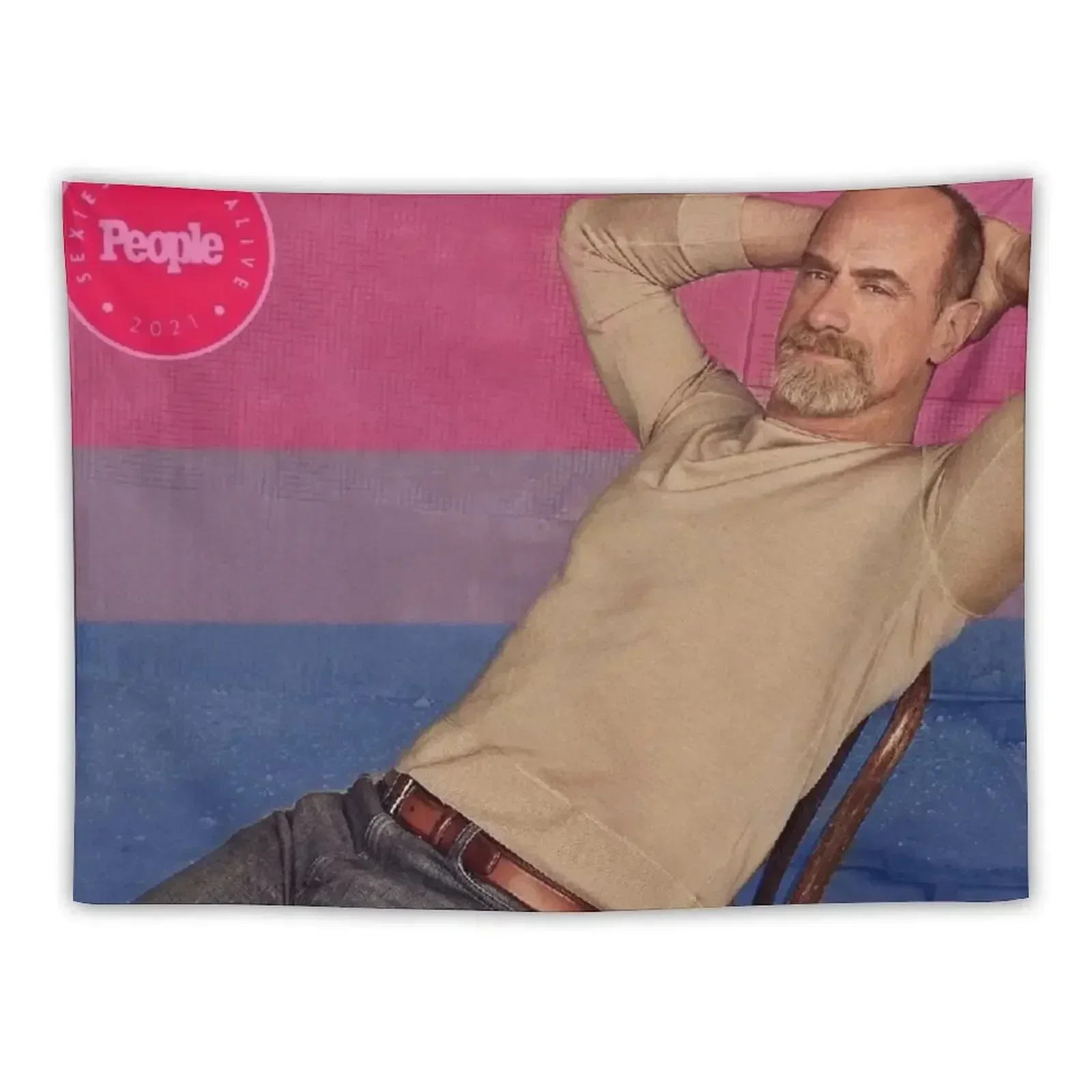 bi chris as sexiest man alive Tapestry Home And Comfort Decor Room Decor Cute Tapestry