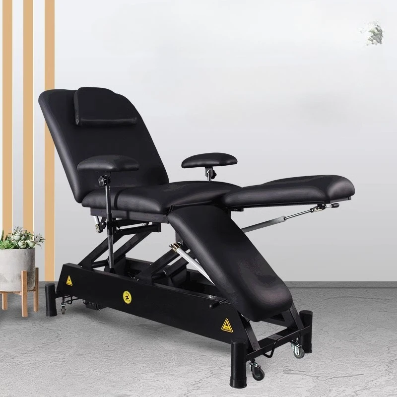 

Tattoo Beauty Massage Tables Electric Comfort Pedicure Iron Leg Massage Tables Adjust PU Leather Furniture Massagetafel MH