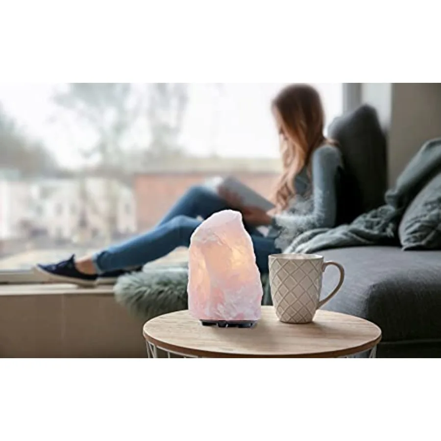 Rose Quartz Dimmable LED Lamp Rose Quartz, Medium