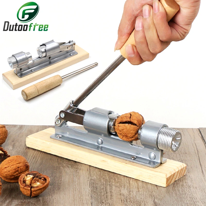 

Manual Nutcracker Kitchen Novel Kitchen Accessories Walnut Opener Pliers to Open Walnuts Gadget Hazelnut Clip Nut Tongs Sheller