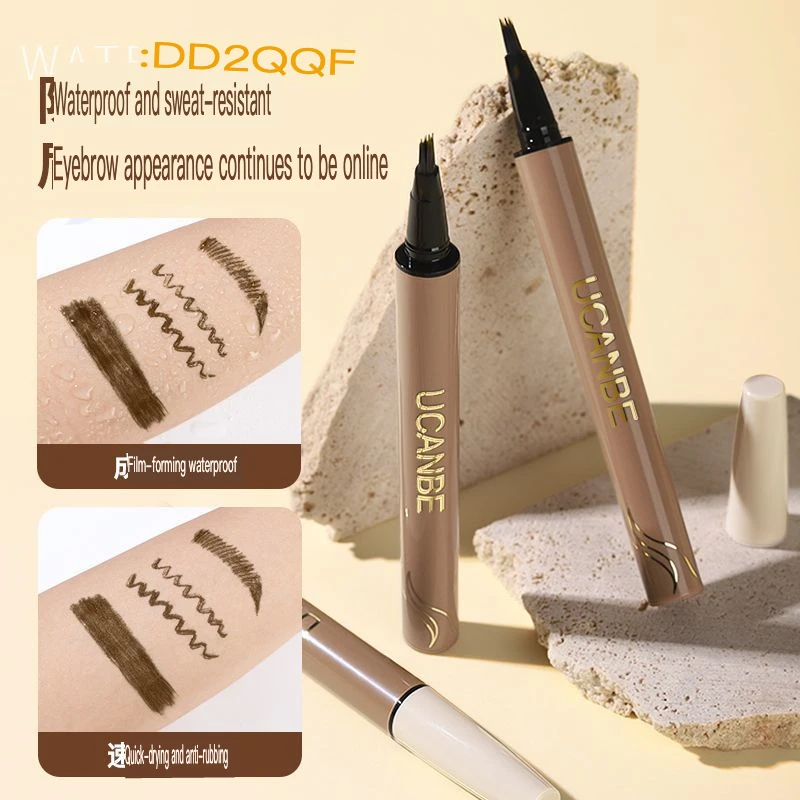 UCANBE Wild Wool Flu Eyebrow Pencil Waterproof Sweat-Proof Natural Look Makeup Artist Approved for Perfect Eyebrow Coloring
