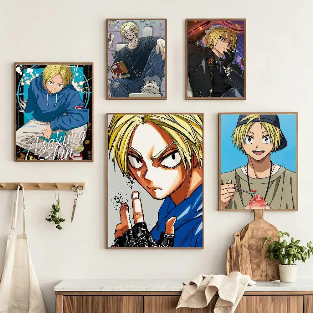 S-Shin S-Sakamoto Days  Custom HD Waterproof Self Adhesive Wall Art Poster