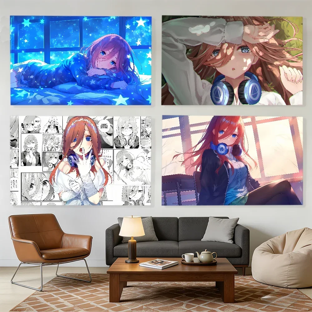 Anime Miku Nakano flag Decorative Banners Suitable For Outdoor Camping Family Parties And Garden Walls Gift