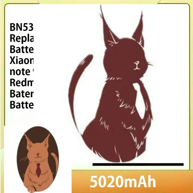 

5020mAh BN53 BN54 BN55 Replacement Battery For Xiaomi Redmi note 9 10 Pro 9S Redmi 10X 4G Bateria Phone Batteries