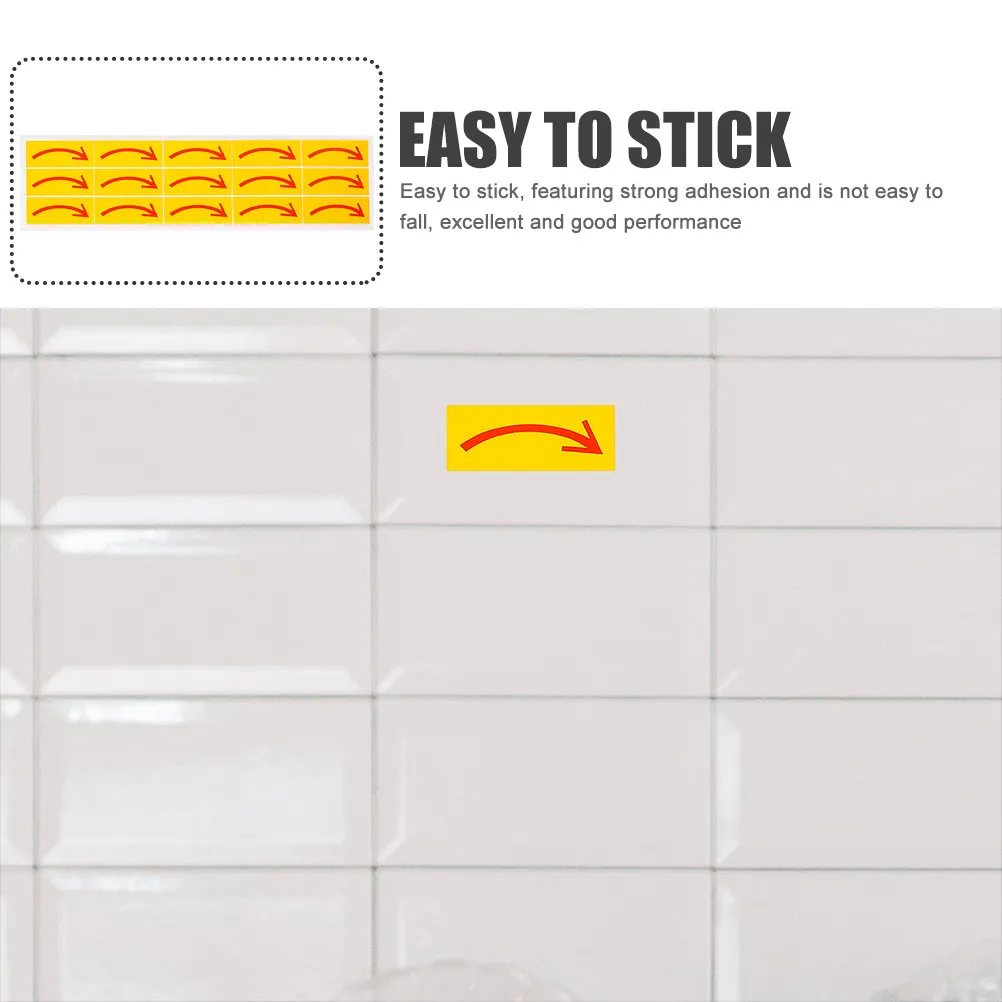 

20 шт. наклеек-стрелок, съемные, с прочным клеем, безопасные, для маркировки направлений, для склада, школы, офиса, фабрики