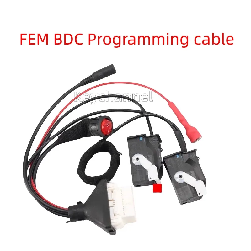 Keychannel 1pcs FEM BDC Key Programming Cable 12v 14v Remote Platform for X1 X3 X4 X5 X6 1 Series Mini Cooper Remote Program