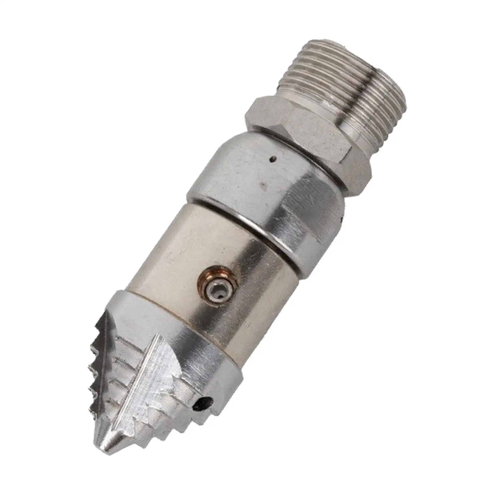 Stainless Steel Rotary Drain Cleaning Nozzle High Pressure Water Jet Attachment for Washer Sprayer Hose